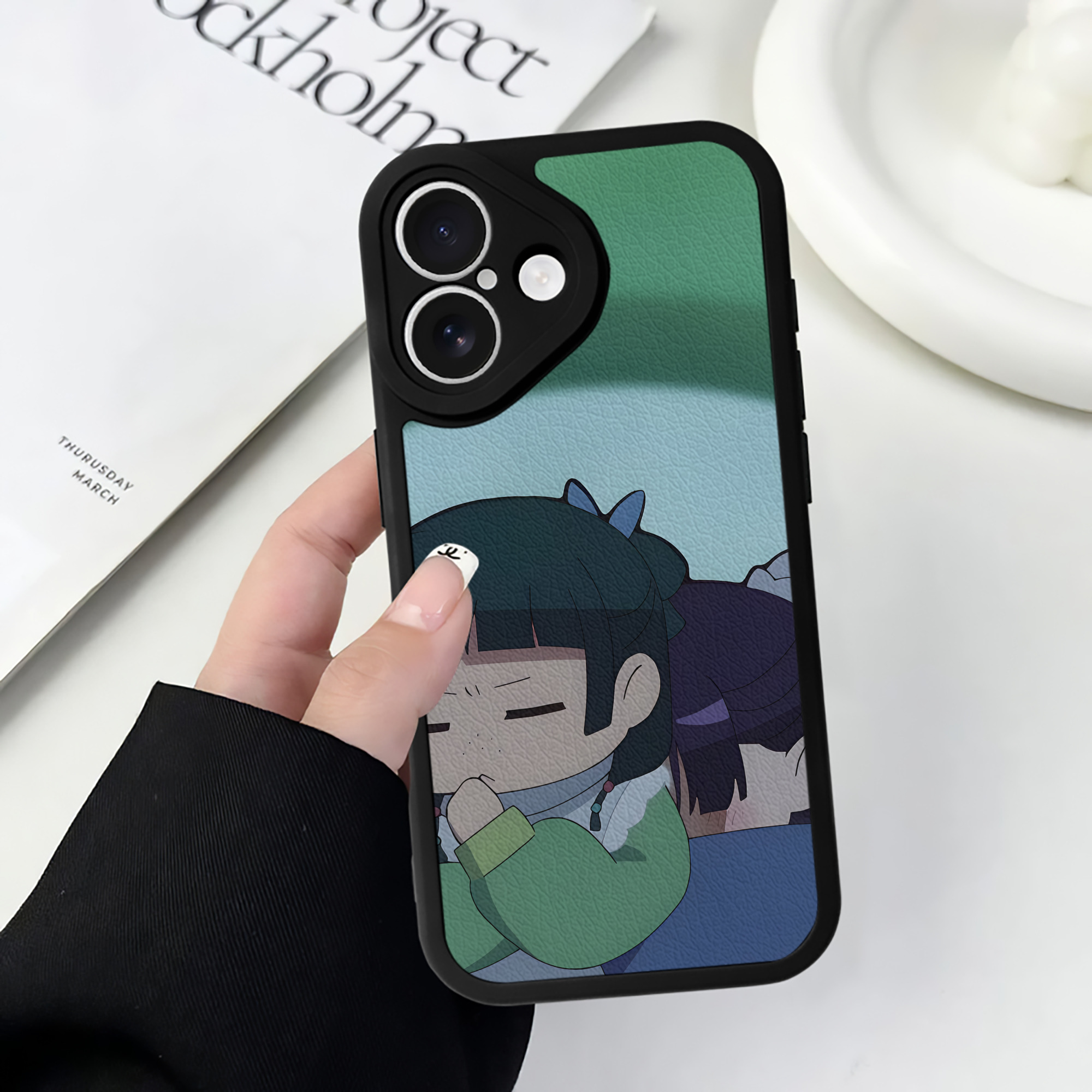 薬屋のひとりごと The Apothecary Diaries 【iPhone 16シリーズ対応】シリコンスマホケース（レザー調） 材質：シリコン